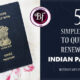 quickly renew your Indian passport