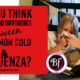 difference between a common cold and influenza