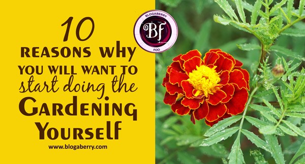 start doing the gardening yourself