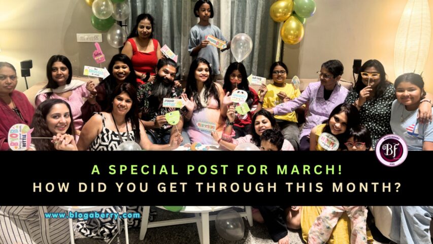 A SPECIAL POST FOR MARCH! HOW DID YOU GET THROUGH THIS MONTH?