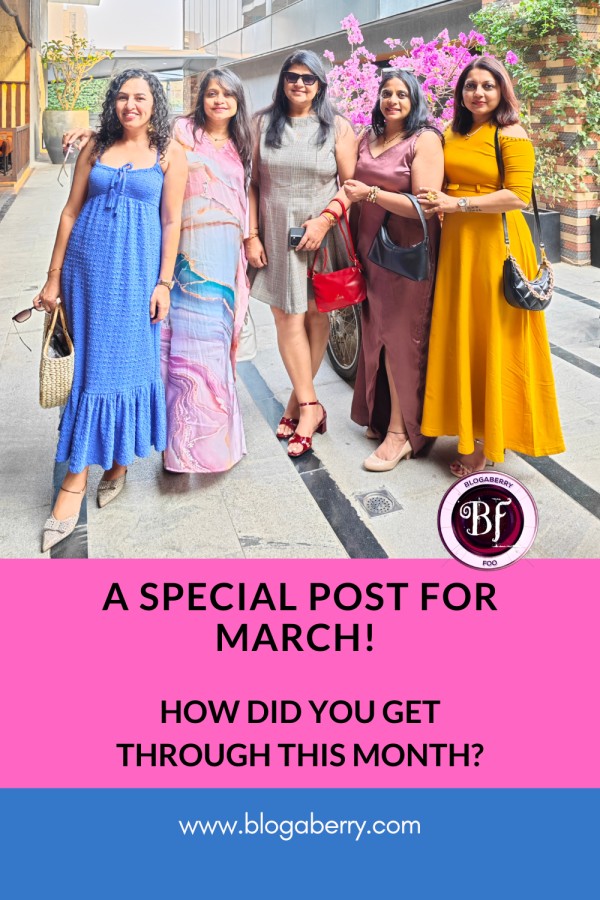 A SPECIAL POST FOR MARCH! HOW DID YOU GET THROUGH THIS MONTH?